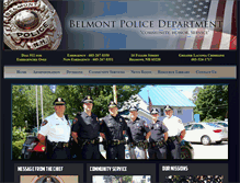Tablet Screenshot of belmontnhpolice.org